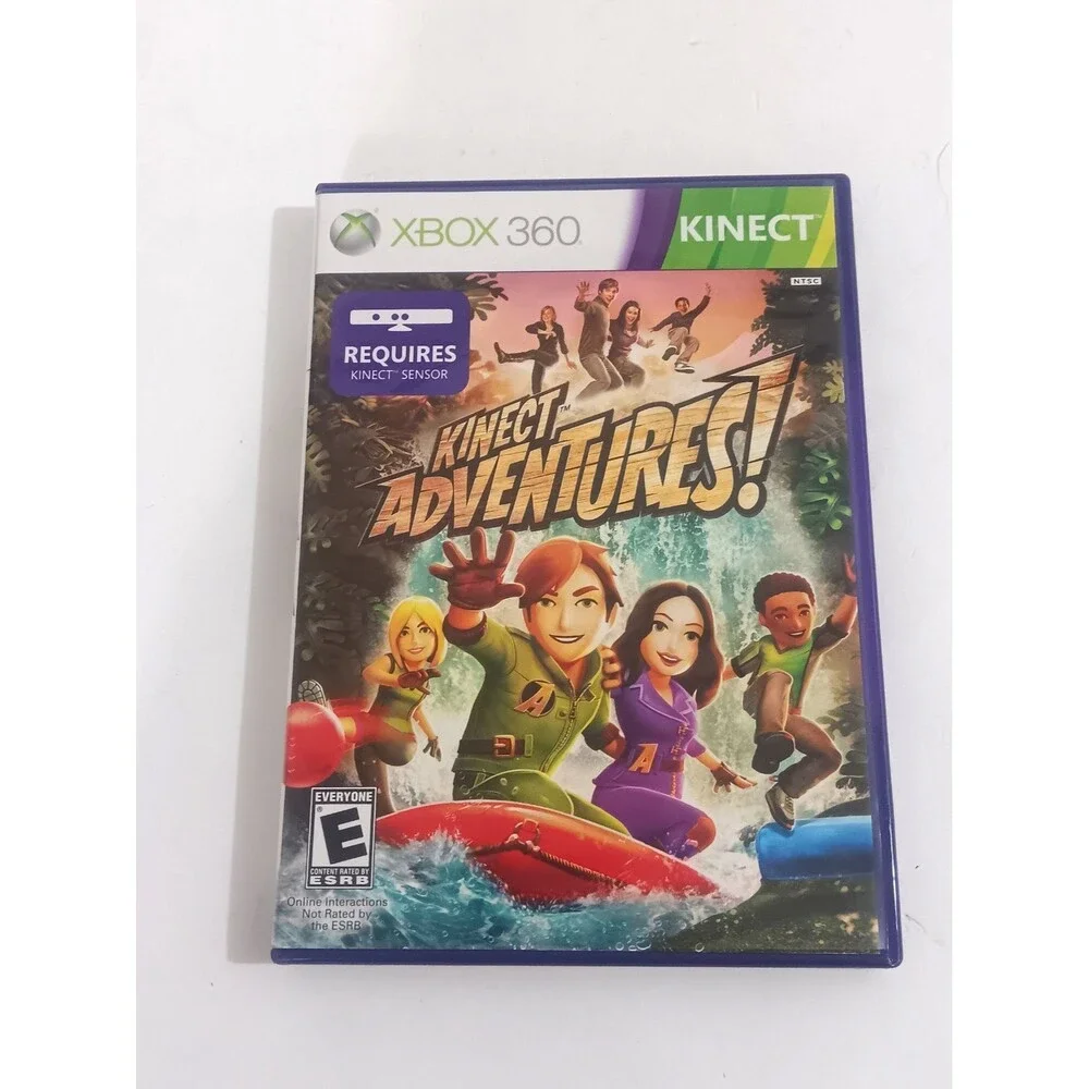 Kinect Adventures Xbox 360 Complete with Calibration Card & Manuals WORKING
